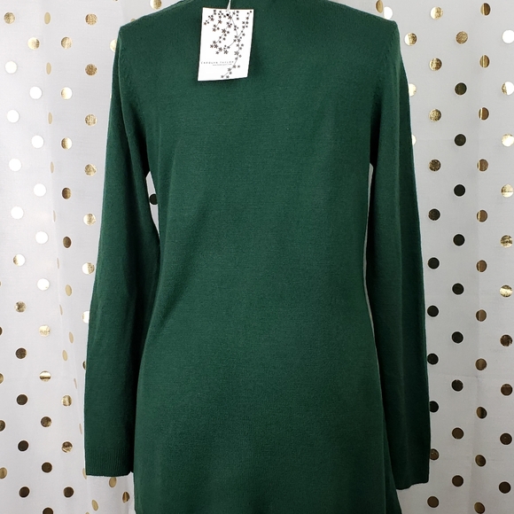 Carolyn Taylor Green Open Cardigan - Picture 7 of 9